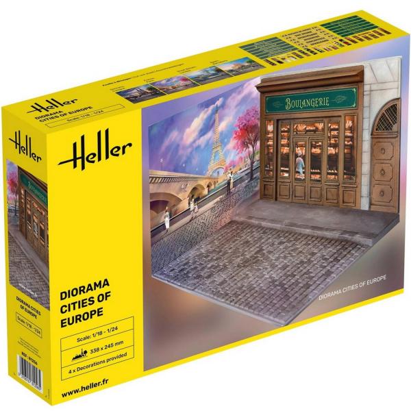 Accessoire de diorama : villes d'Europe - Heller-81256