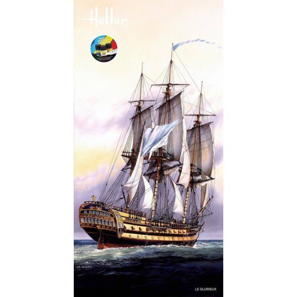 Maquette bateau : STARTER KIT Le Glorieux  - Heller-58889