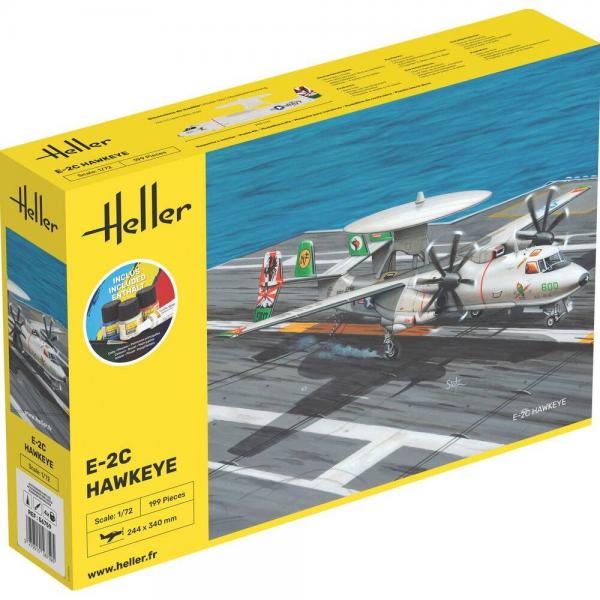 Maquette Avion : STARTER KIT : E-2C Hawkeye - Heller-58300