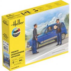 STARTER KIT : Figurines : Officiers de la gendarmerie française in 1:24
