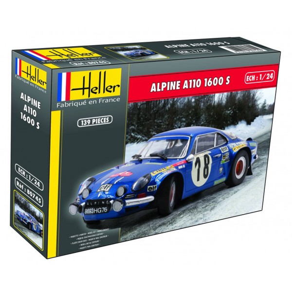 Alpine A110 (1600), Classic - 1:24e - Heller - Heller-80745