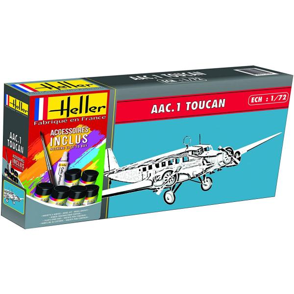 Maquette avion : Starter kit : AAC.1 Toucan - Heller-56359