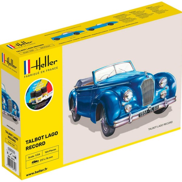 Starter Kit Talbot Lago Record - 1:24e - Heller - Heller-56711