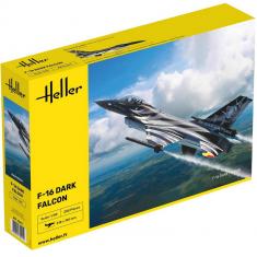 Maqueta de avión militar: F-16 Dark Falcon