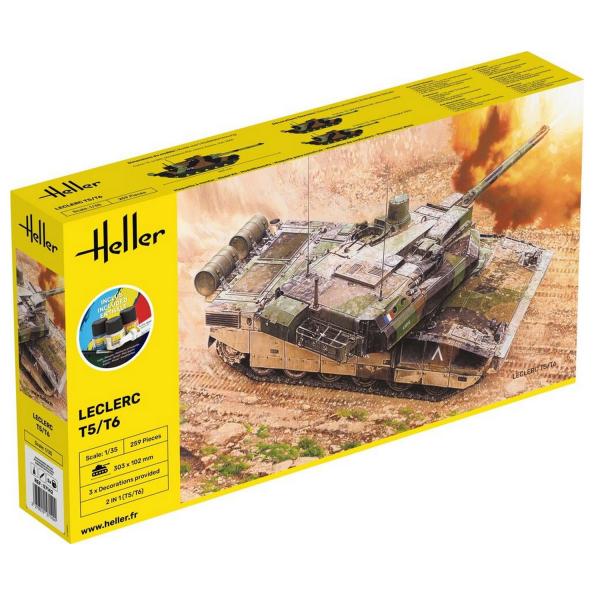 Model tank: Starter Kit: Leclerc T5/T6 - Heller-57142