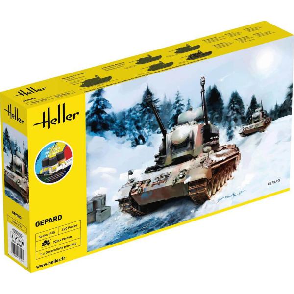 Model tank: Starter Kit : Gepard - Heller-57127