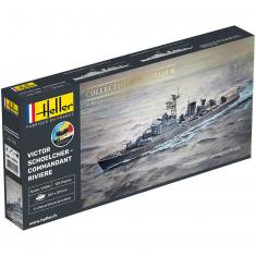 Ship model: Historical collection: Starter Kit: Victor Schoelcher - Commandant Riviere