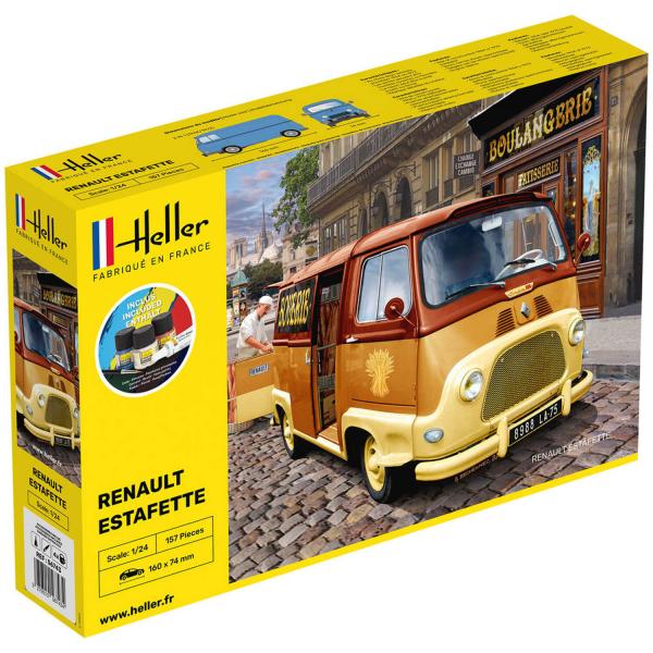 Maquette véhicule : Starter Kit : Renault Estafette - Heller-56743