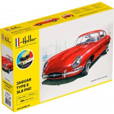 Model car: Complete kit: Jaguar Type E 3L8 FHC