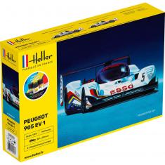 Starter Kit Peugeot 905 EV 1 - 1:24e - Heller