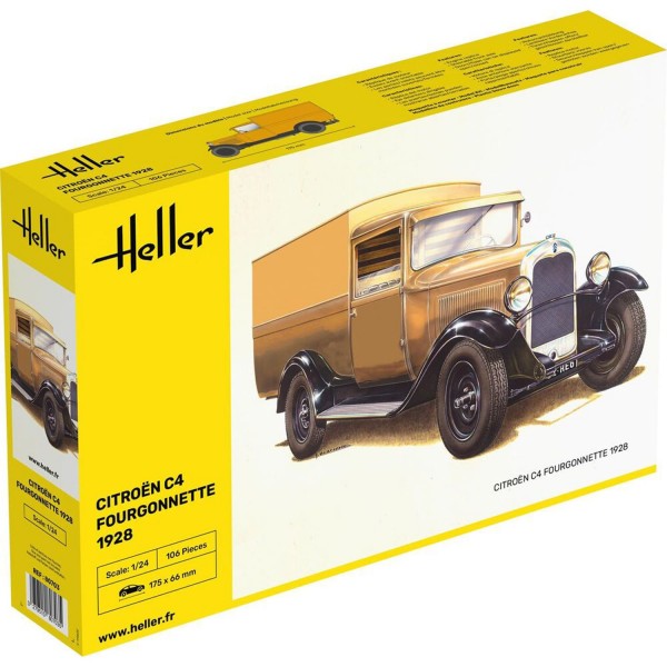 Citroen C4 Fourgonnette 1928 - 1:24e - Heller - Heller-80703