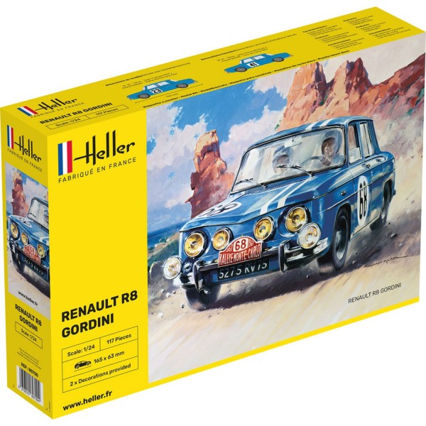 Maquette voiture : Renault R8 Gordini - Heller-80700