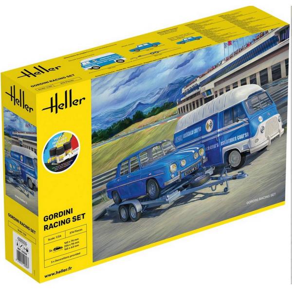 Maquette Renault assistance Course : STARTER KIT Gordini Racing Set - Heller-52328