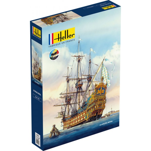 Maquette bateau : Starter Kit : Soleil Royal - Heller-58899