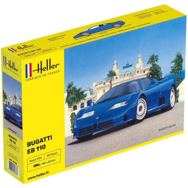 Maquette voiture : Bugatti Eb 110 - Heller-80738