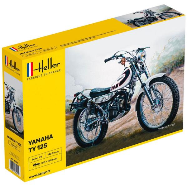 Maquette moto : Yamaha Ty 125 - Heller-80902