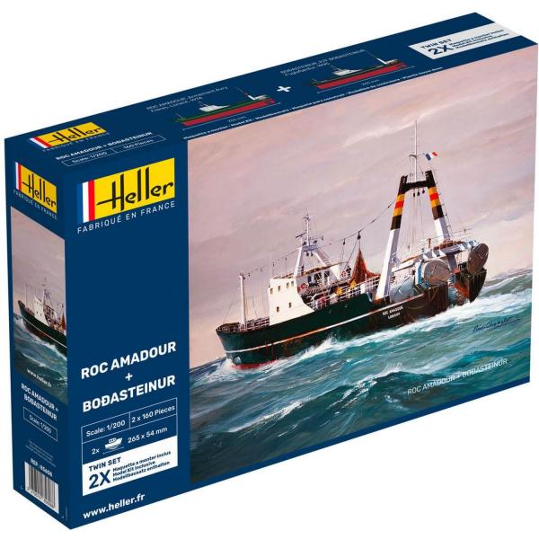 Model boat: Roc Amadour and Bodasteinur Twinset - Heller-85608