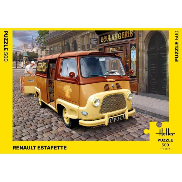 500 pieces puzzle : Renault Estafette - Heller-20743