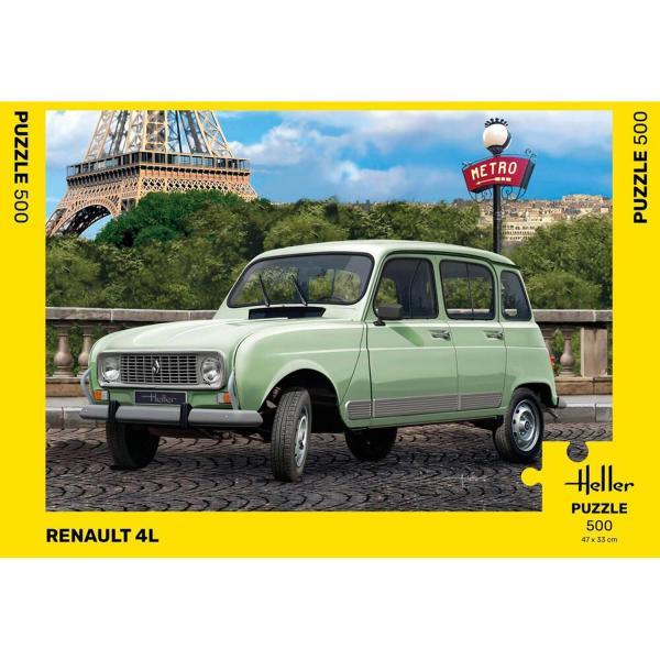 500 pieces puzzle :  Renault 4L - Heller-20759