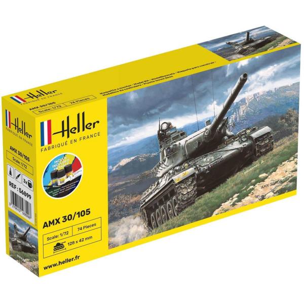 Starter Kit AMX 30/105 - 1:72e - Heller - Heller-56899