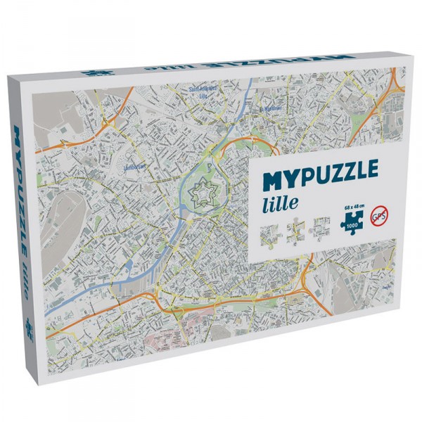 1000 pieces puzzle: MyPuzzle Lille - Helvetiq-99653-0653