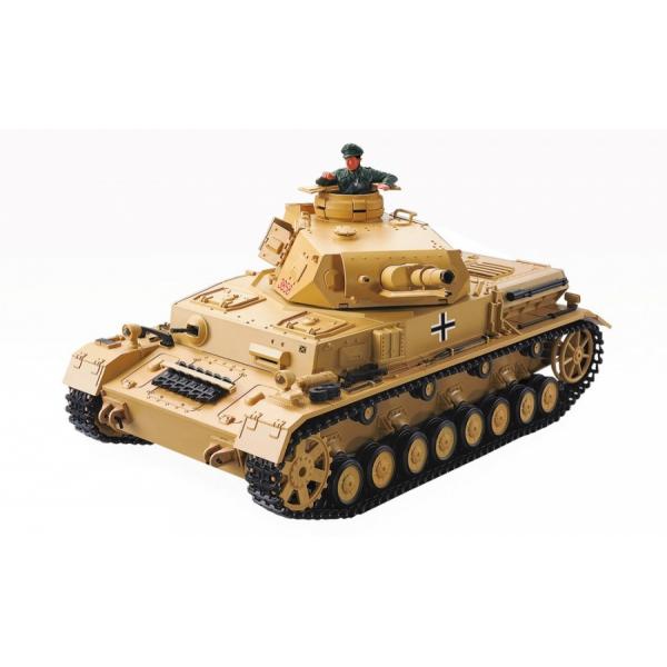 Char d'assault RC 1/16 Panzerkampfwagen IV Ausf.F1 (son/Fumée) (3858-1) - 4400865-3858-1