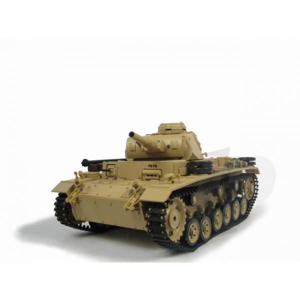 Char German Tauch Panzer III 1/16 RTR 2.4Ghz Sons/Fumée/billes - 4400705