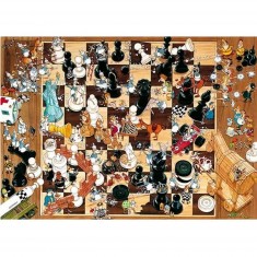 1000 pieces Jigsaw Puzzle - Degano: Black or white