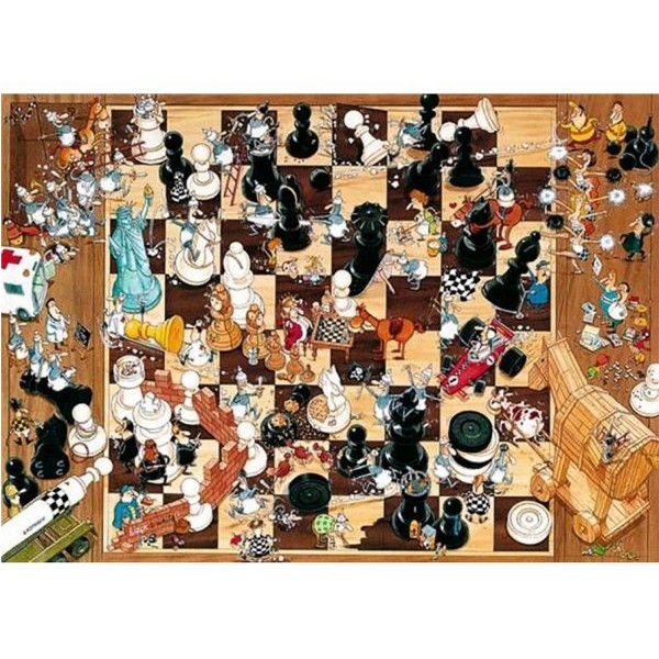 1000 pieces Jigsaw Puzzle - Degano: Black or white - Heye-08793-58156