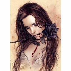 1000 pieces Jigsaw Puzzle - Victoria Francès - Favole: Dark rose