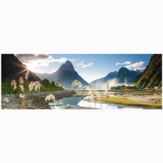 1000 pieces panoramic puzzle Alexander Humboldt Edition: Sarah Sisson, Milford Sound