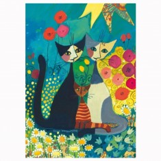 1000 pieces puzzle: Flowerbed, Rosina Wachtmeister