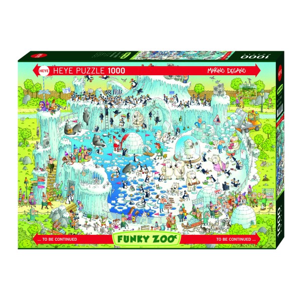 1000 pieces puzzle: Zoo, polar habitat - Heye-29692-58321