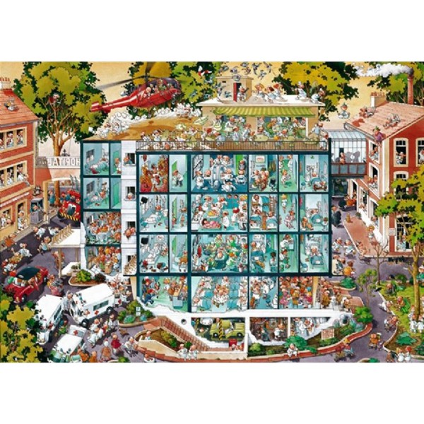 2000 pieces Jigsaw Puzzle - Wolf: Emergencies - Heye-25784-58433