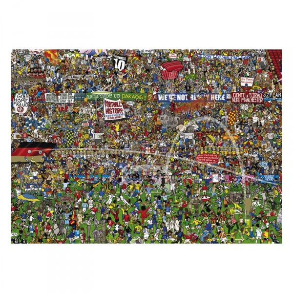3000 pieces puzzle: Football History: Special edition - Heye-29205-58428