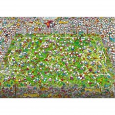 4000 pieces puzzle - Mordillo: Mad world cup