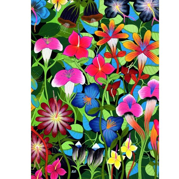 Puzzle 1000 pièces - Tinga tinga : Fleurs - Heye-29504