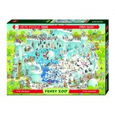 Puzzle 1000 pièces : Zoo, habitat polaire