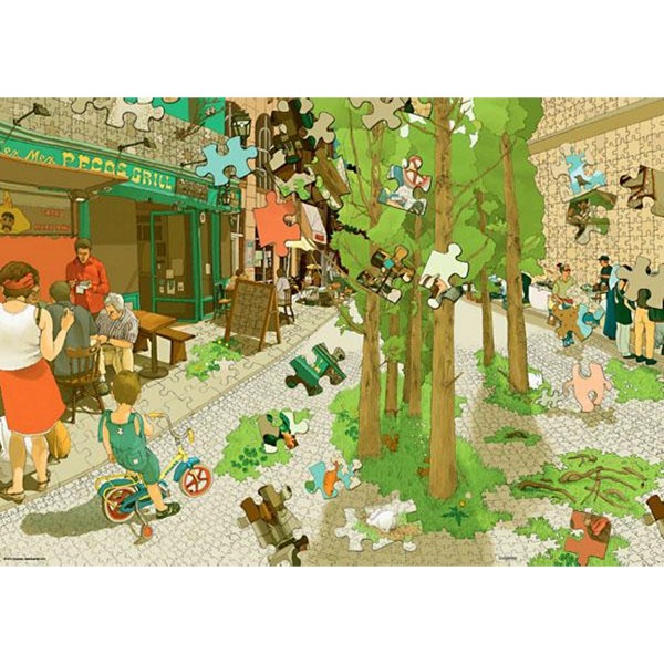 Puzzle 1000 pièces - Kozyndan : Le monde du puzzle - Heye-29412
