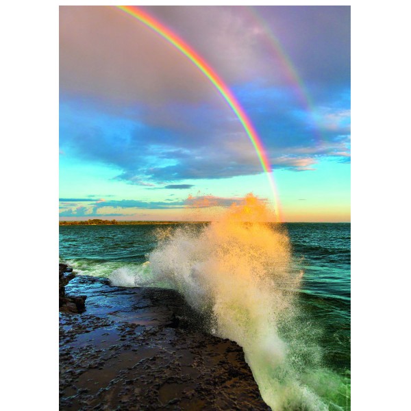 Puzzle 1000 pièces Power of Nature : Rainbow - Heye-29738-58284