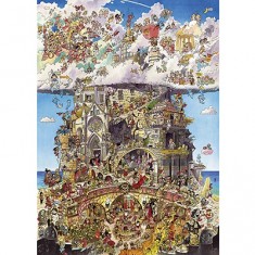 1500 Teile Puzzle - Prades: Himmel und Hölle