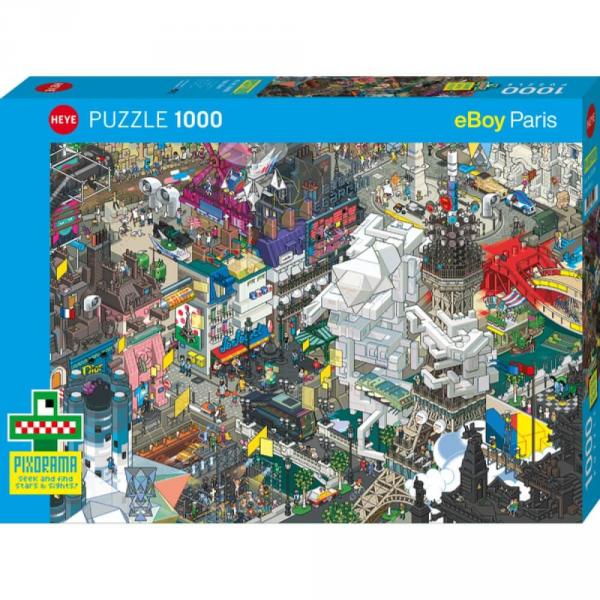 1000 piece puzzle : Pixorama Paris Quest - Heye-30006-58078