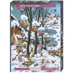 1000 pieces puzzle: In winter