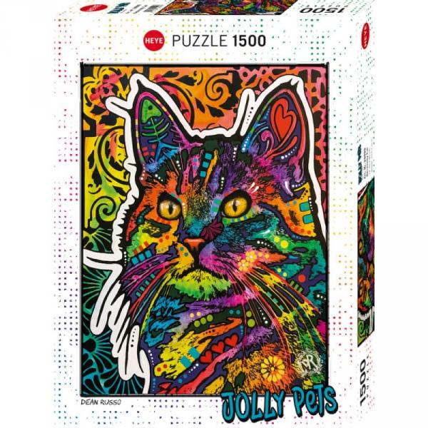 1500 piece puzzle : Jolly pets : Necessity cats - Heye-29999-58071