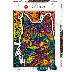 Puzzle mit 1500 Teilen: Jolly pets : Necessity cats