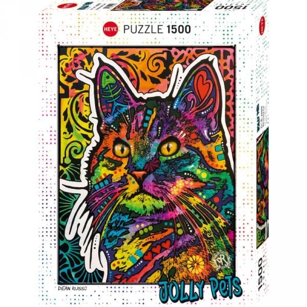 Puzzle mit 1500 Teilen: Jolly pets : Necessity cats - Heye-29999-58071