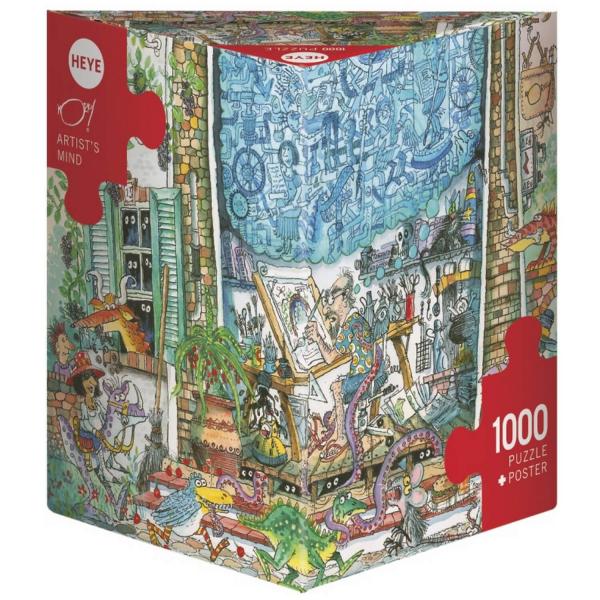 Puzzle 1000 pièces : Esprit d'artiste - Heye-57820-29932