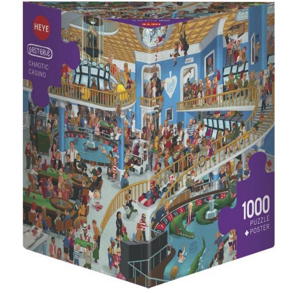 1000 pieces puzzle: Chaotic casino - Heye-57951-29934