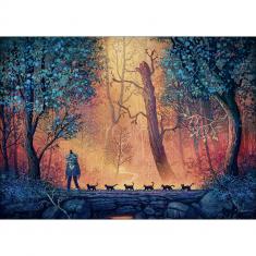 1000-teiliges Puzzle: Inner Mystic, Woodland March