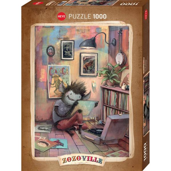 Puzzle de 1000 piezas: Zozoville: Monstruo de vinilo - Heye-58597